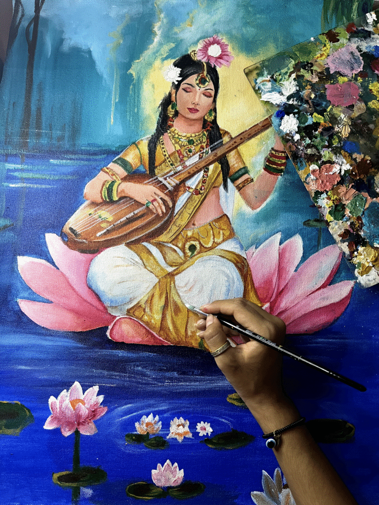 Saraswati Acrylic Painting Course
