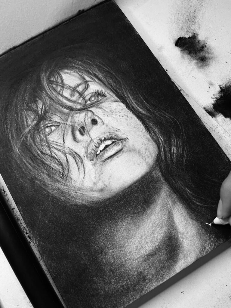 Charcoal Potrait Basic Course
