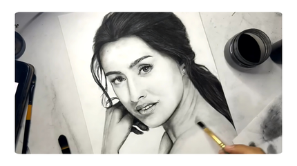 Charcoal Potrait Basic Course