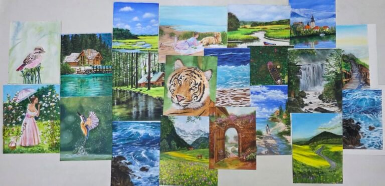 The Ultimate Acrylic Bundle: 30+ Step-by-Step Paintings